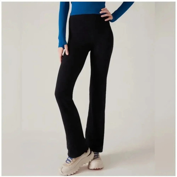 ATHLETA ALTITUDE PANT IN POLARTEC POWER STRETCH PANTALON ALTITUDE SZ L charcoal - Picture 1 of 14